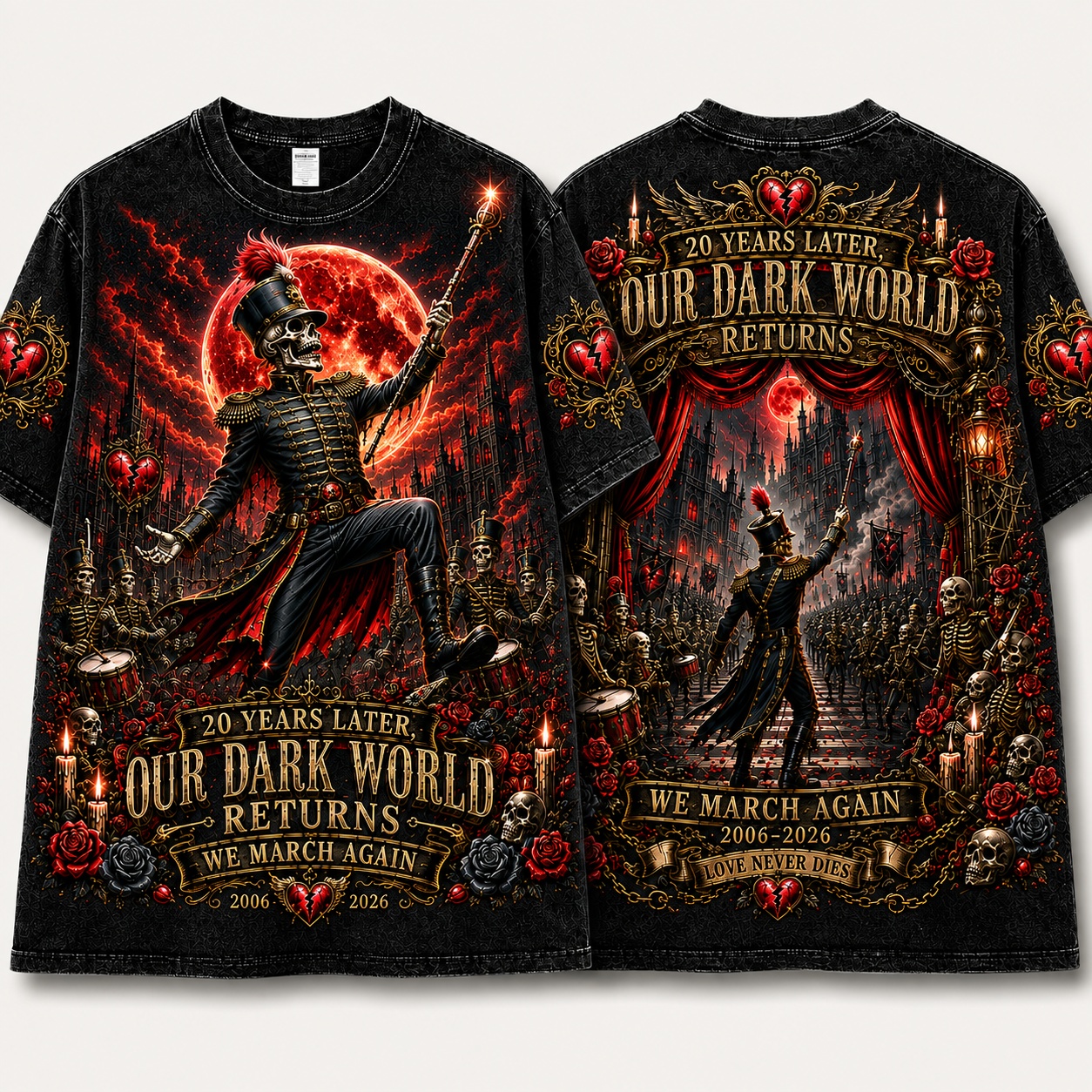 Dark Legion Returns Gothic Graphic Tee