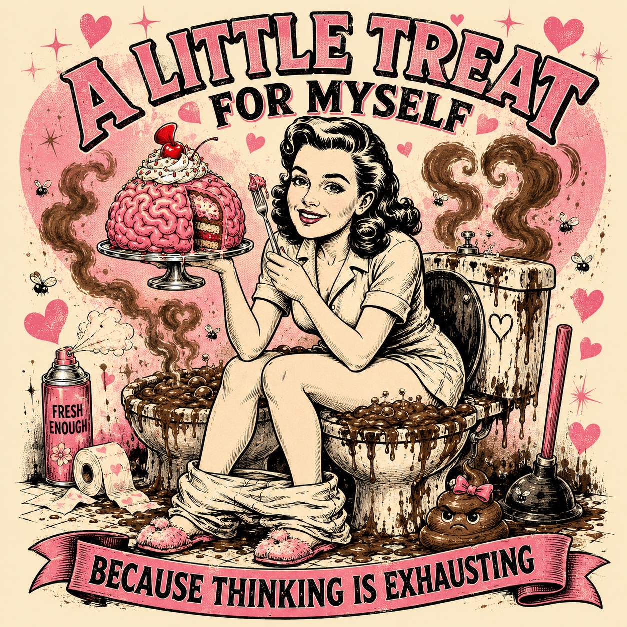 Thinking Is Exhausting Graphic Tee