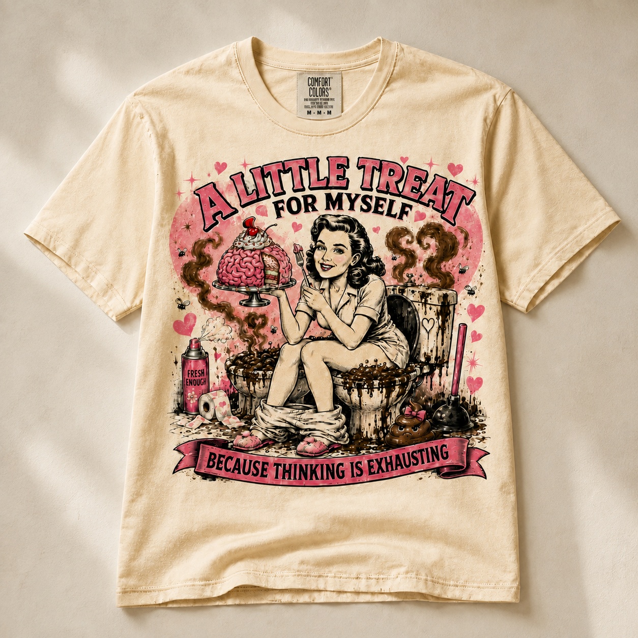 Thinking Is Exhausting Graphic Tee