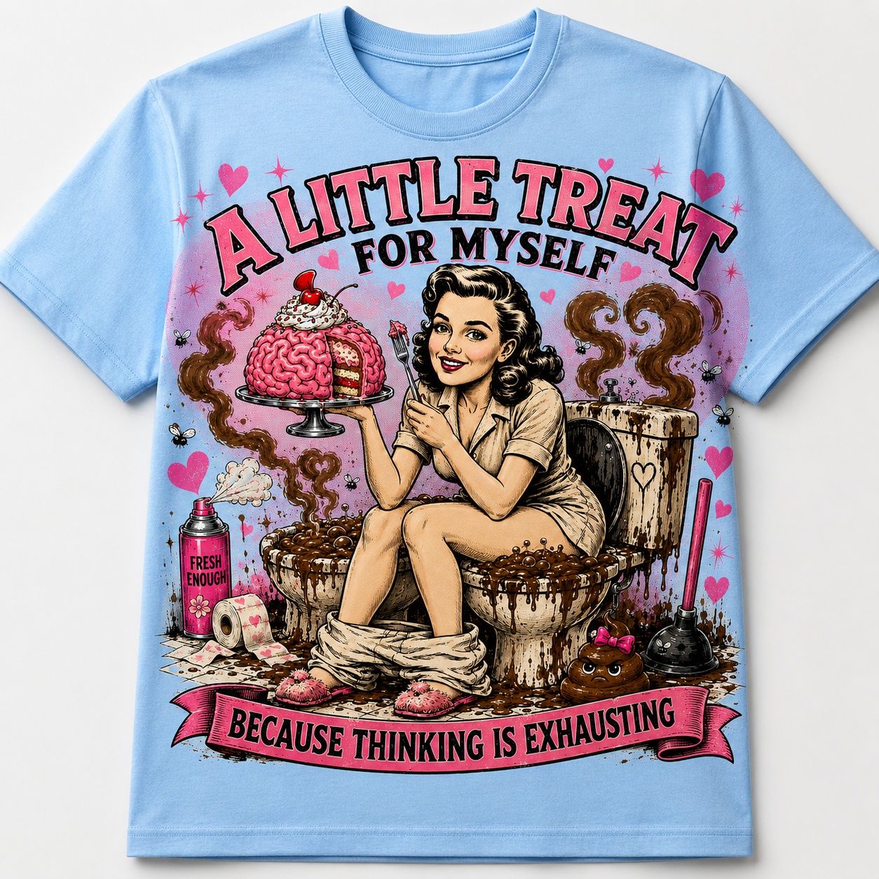 Thinking Is Exhausting Graphic Tee