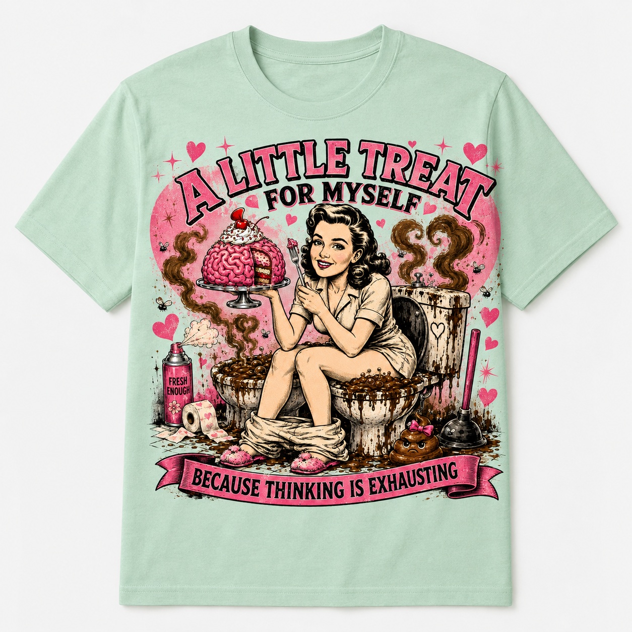 Thinking Is Exhausting Graphic Tee