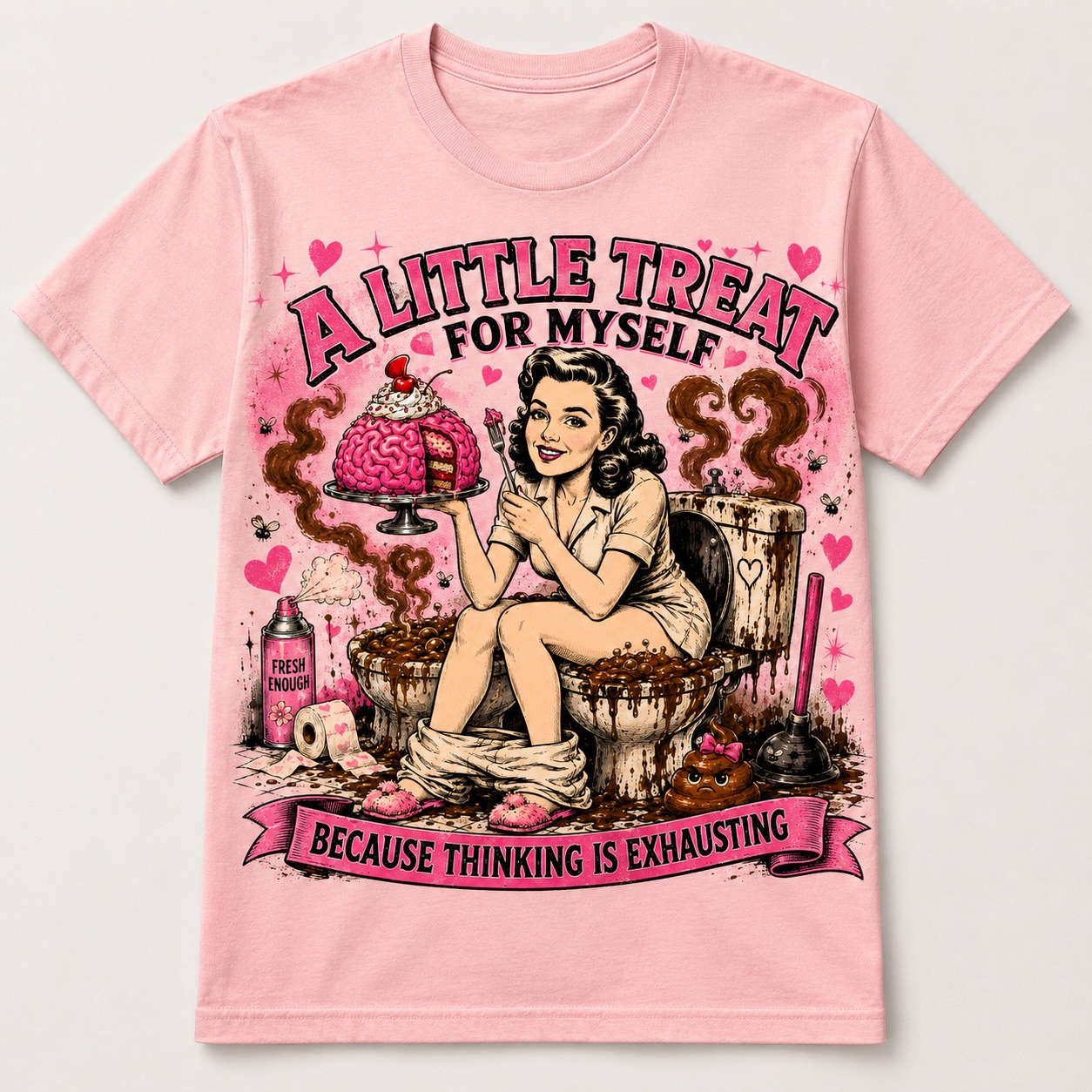 Thinking Is Exhausting Graphic Tee
