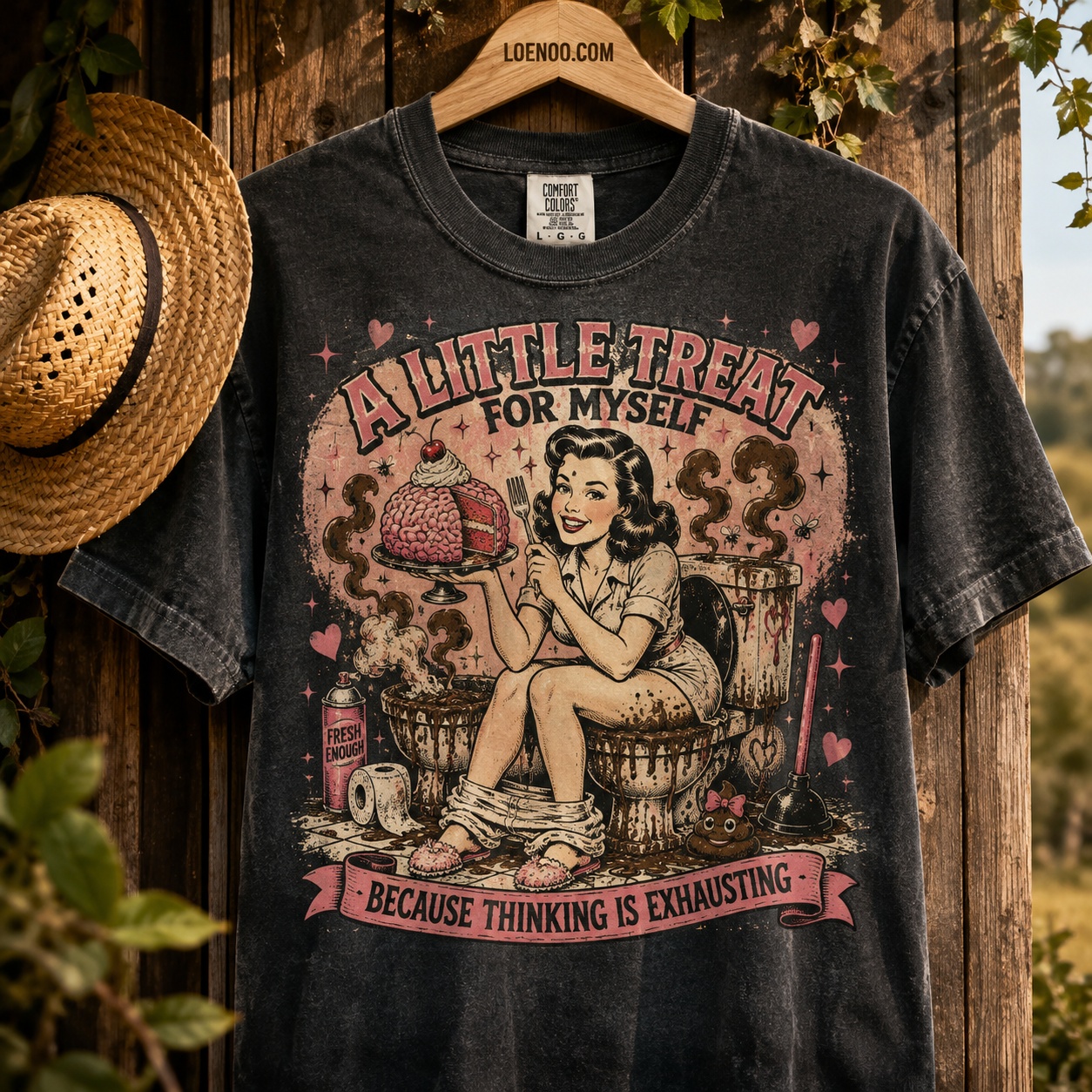 Thinking Is Exhausting Graphic Tee
