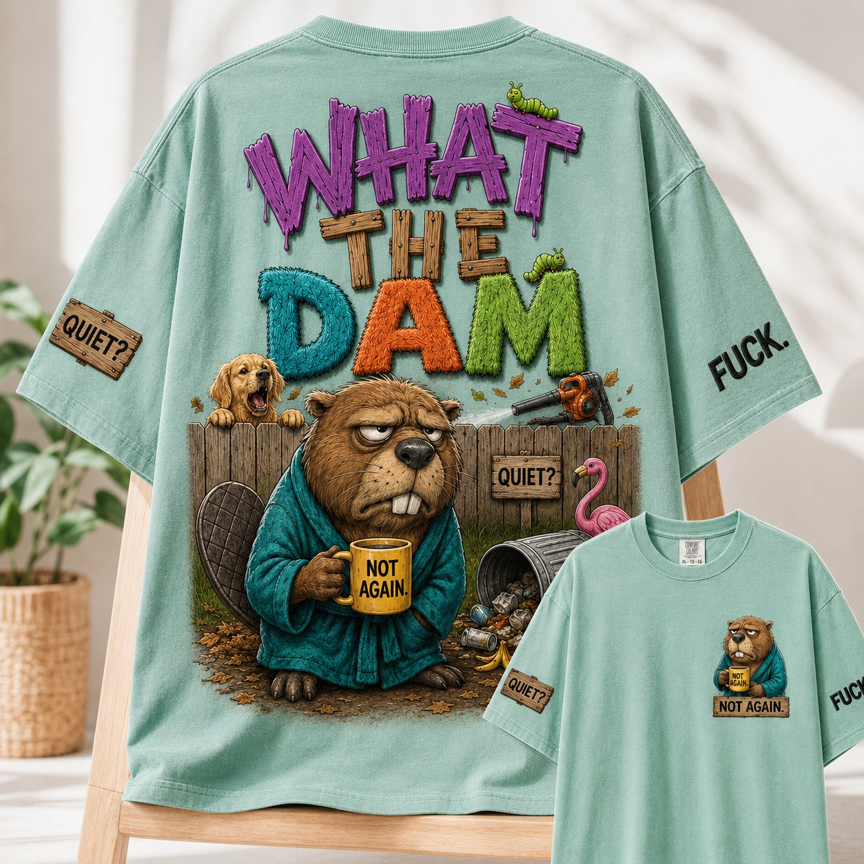 What The Dam Beaver Not Again T-Shirt