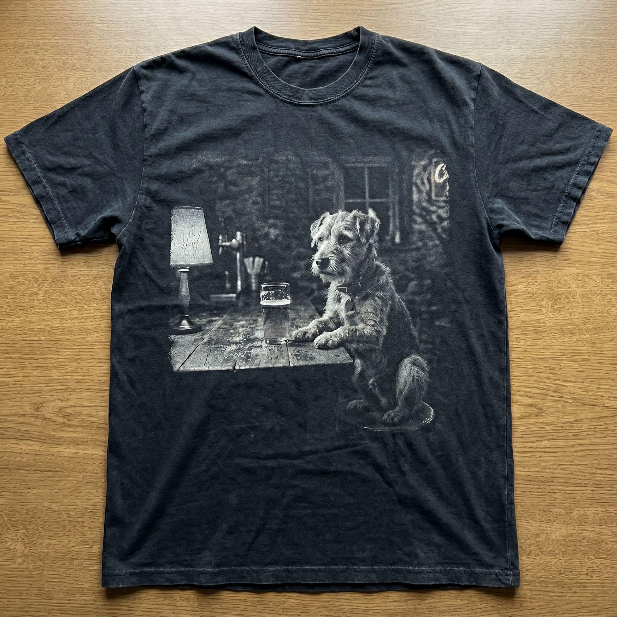Vintage Bar Companion Dog T-shirt
