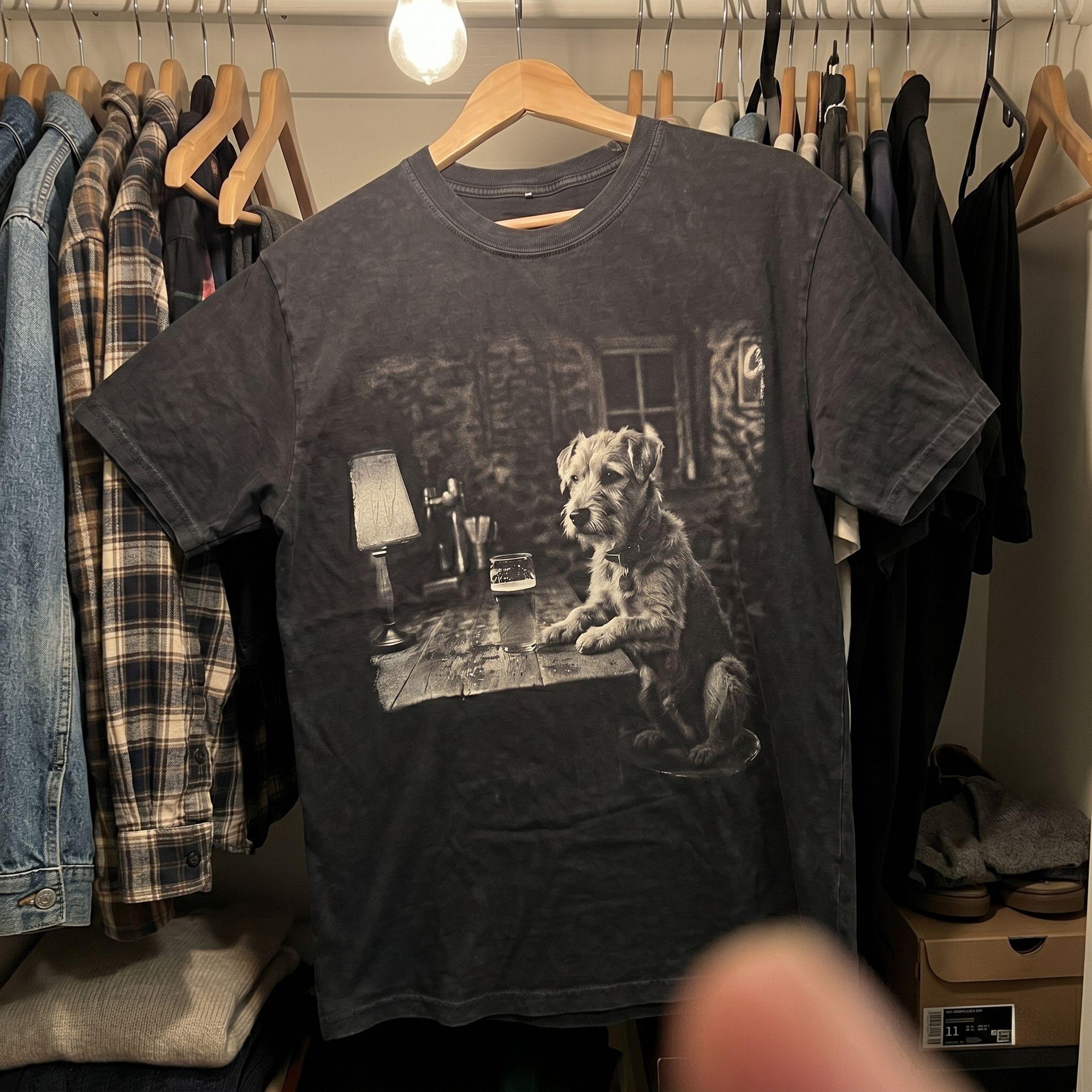 Vintage Bar Companion Dog T-shirt