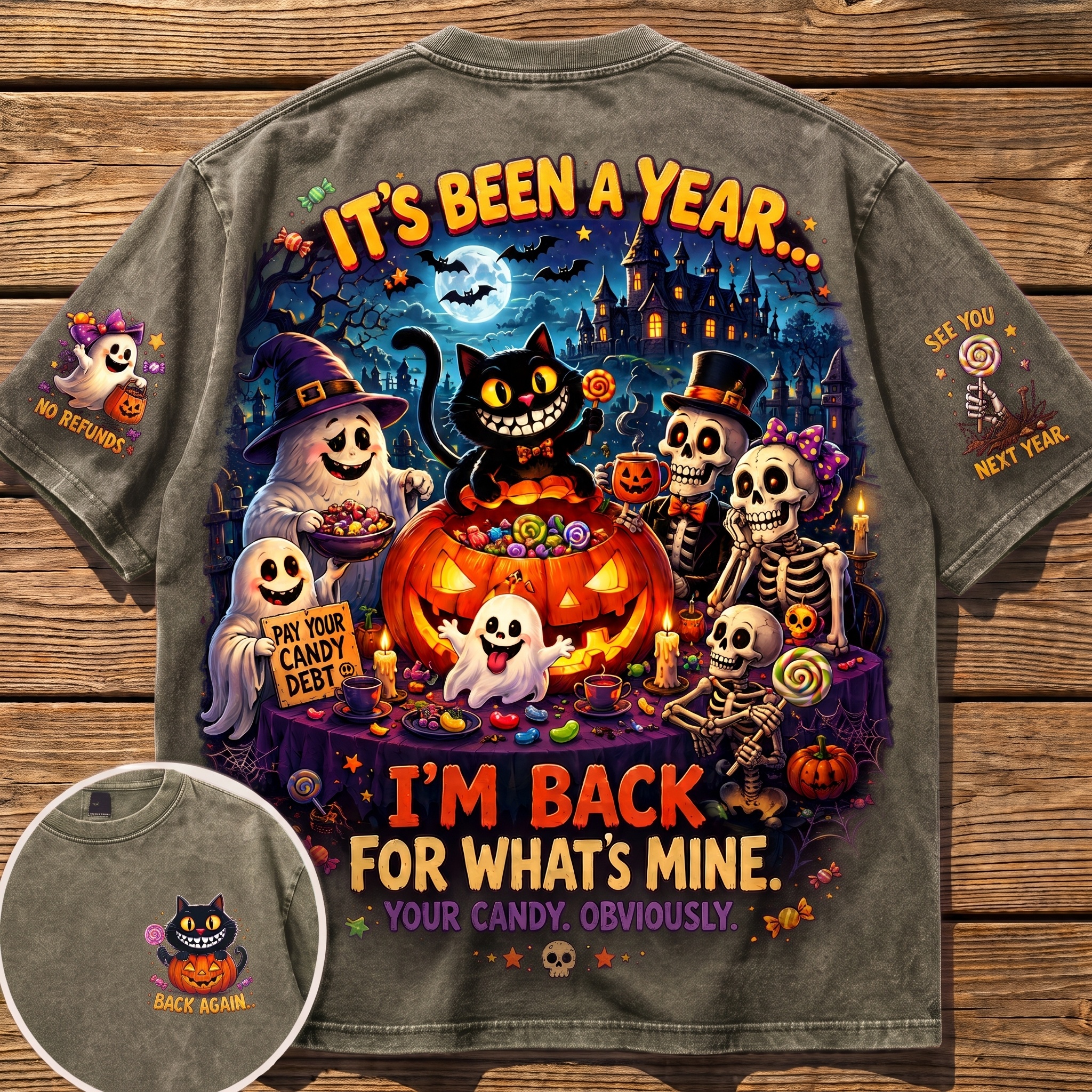 Halloween Candy Debt Club Tee