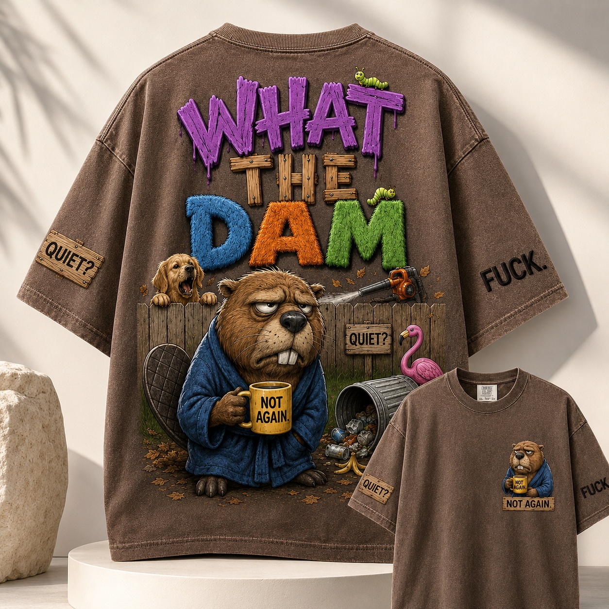 What The Dam Beaver Not Again T-Shirt