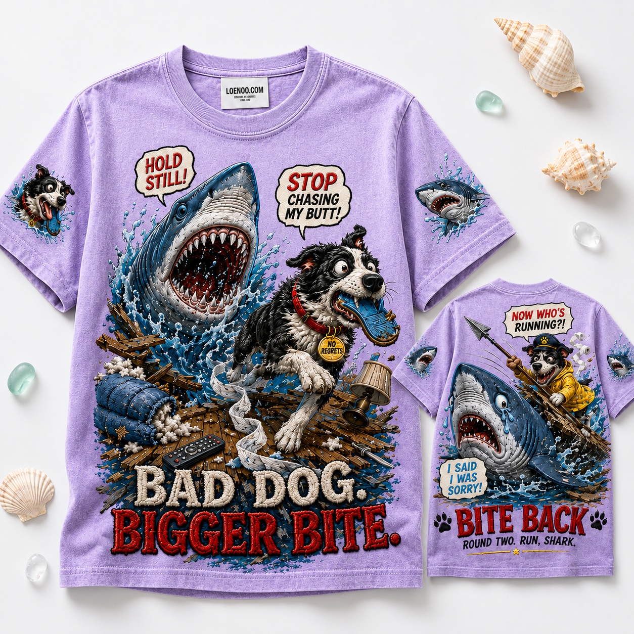 Bad Dog Bigger Bite Shark Tee