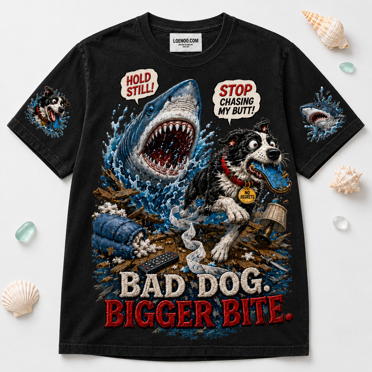 Bad Dog Bigger Bite Shark Tee