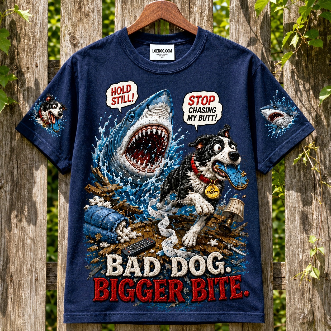 Bad Dog Bigger Bite Shark Tee
