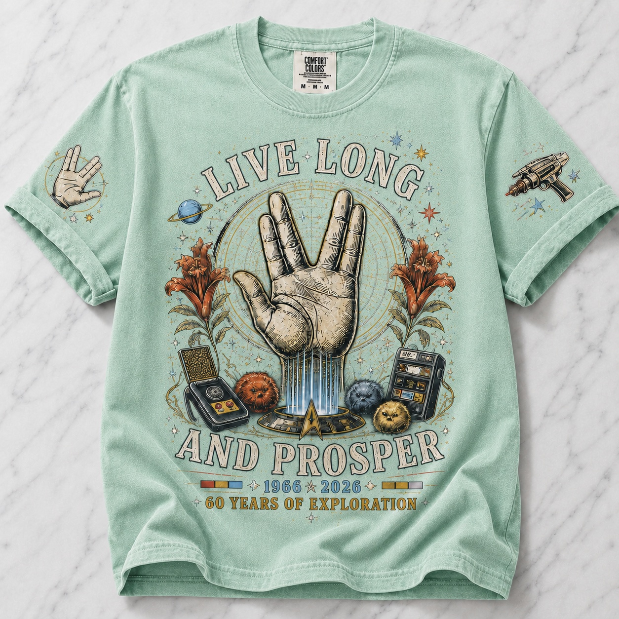 🖖Live Long With You 60 Years Tee