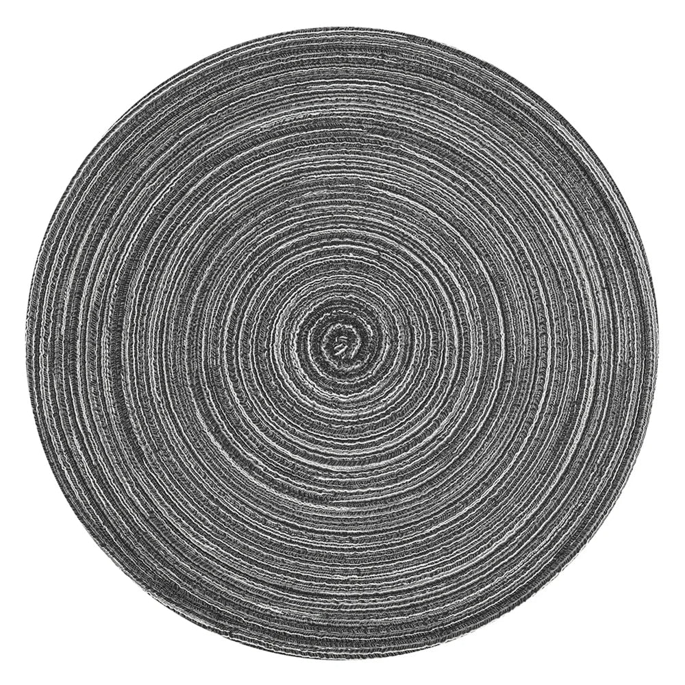 12 - Piece Round Placemat Set (with Coasters) - Urban Jiko