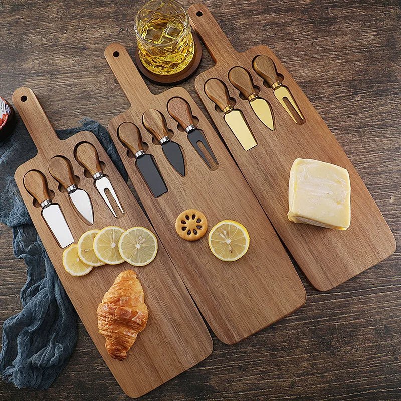 Acacia Cheese Board (with Utensils) - Urban Jiko