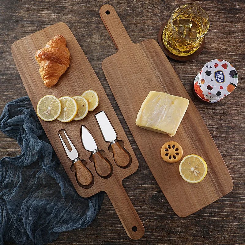 Acacia Cheese Board (with Utensils) - Urban Jiko