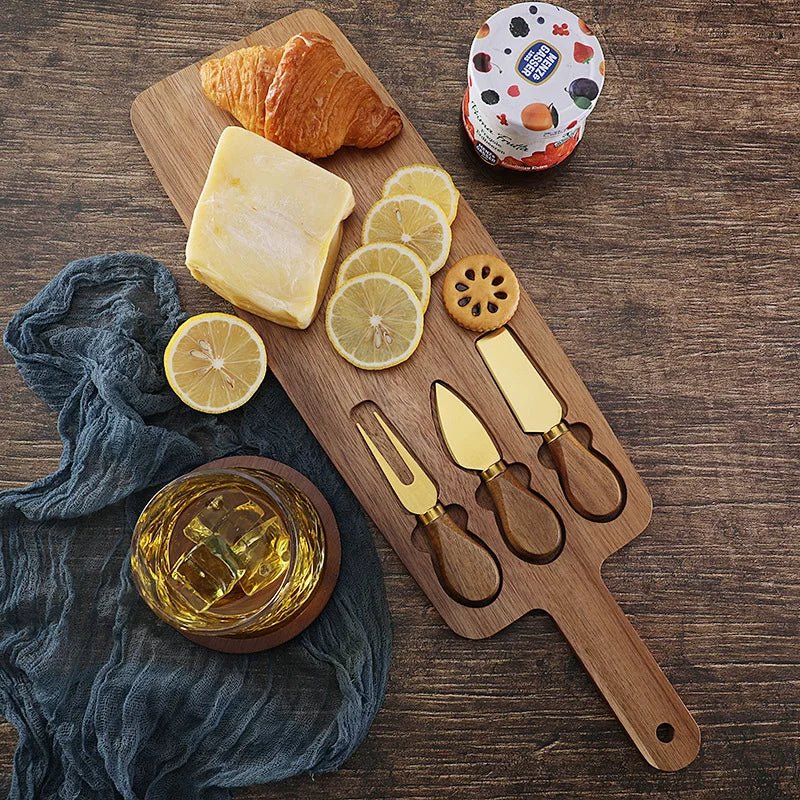 Acacia Cheese Board (with Utensils) - Urban Jiko