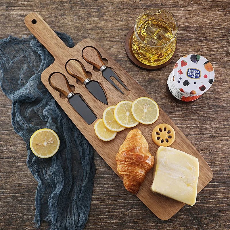 Acacia Cheese Board (with Utensils) - Urban Jiko