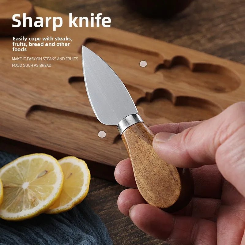 Acacia Cheese Board (with Utensils) - Urban Jiko