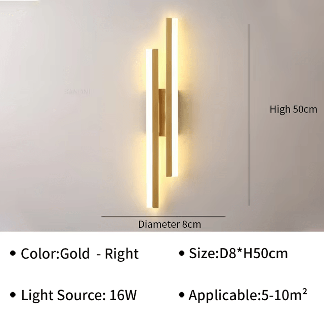 Modern LED Wall Light - Urban Jiko