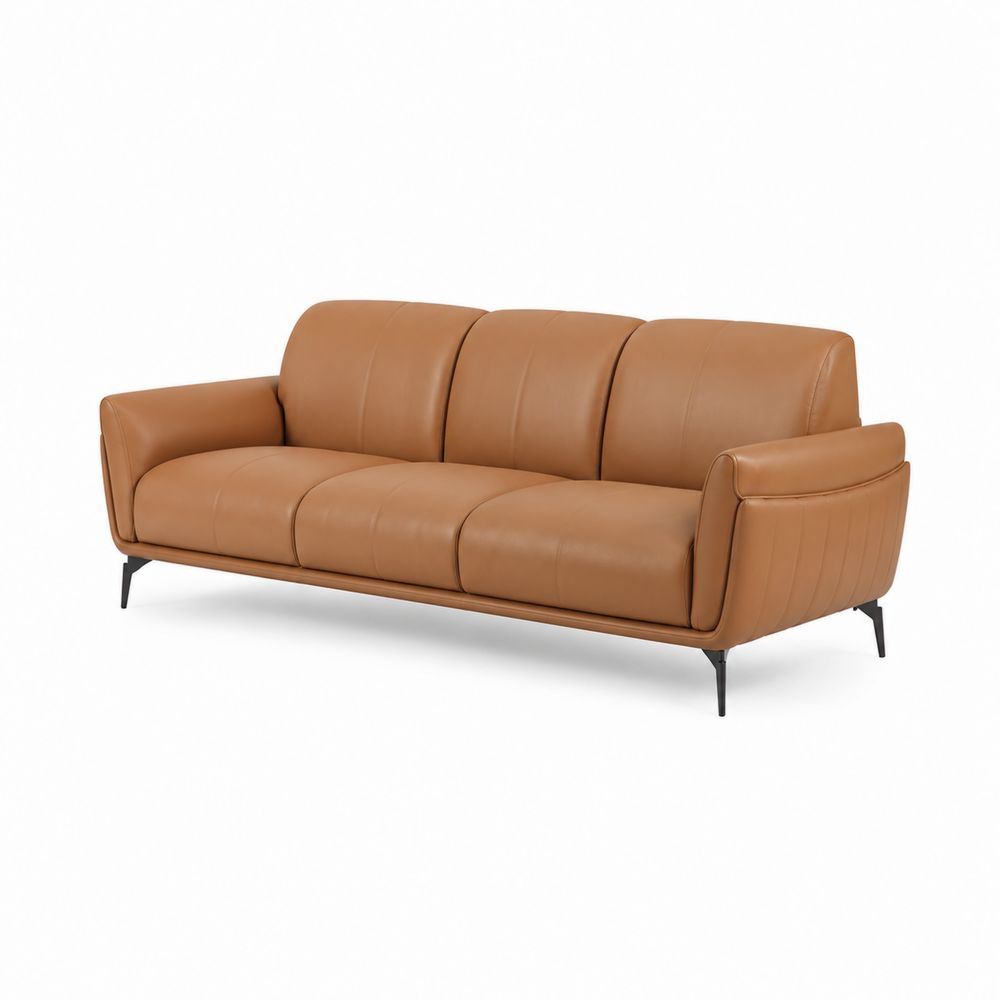 Trzyosobowa sofa skórzana 210 cm