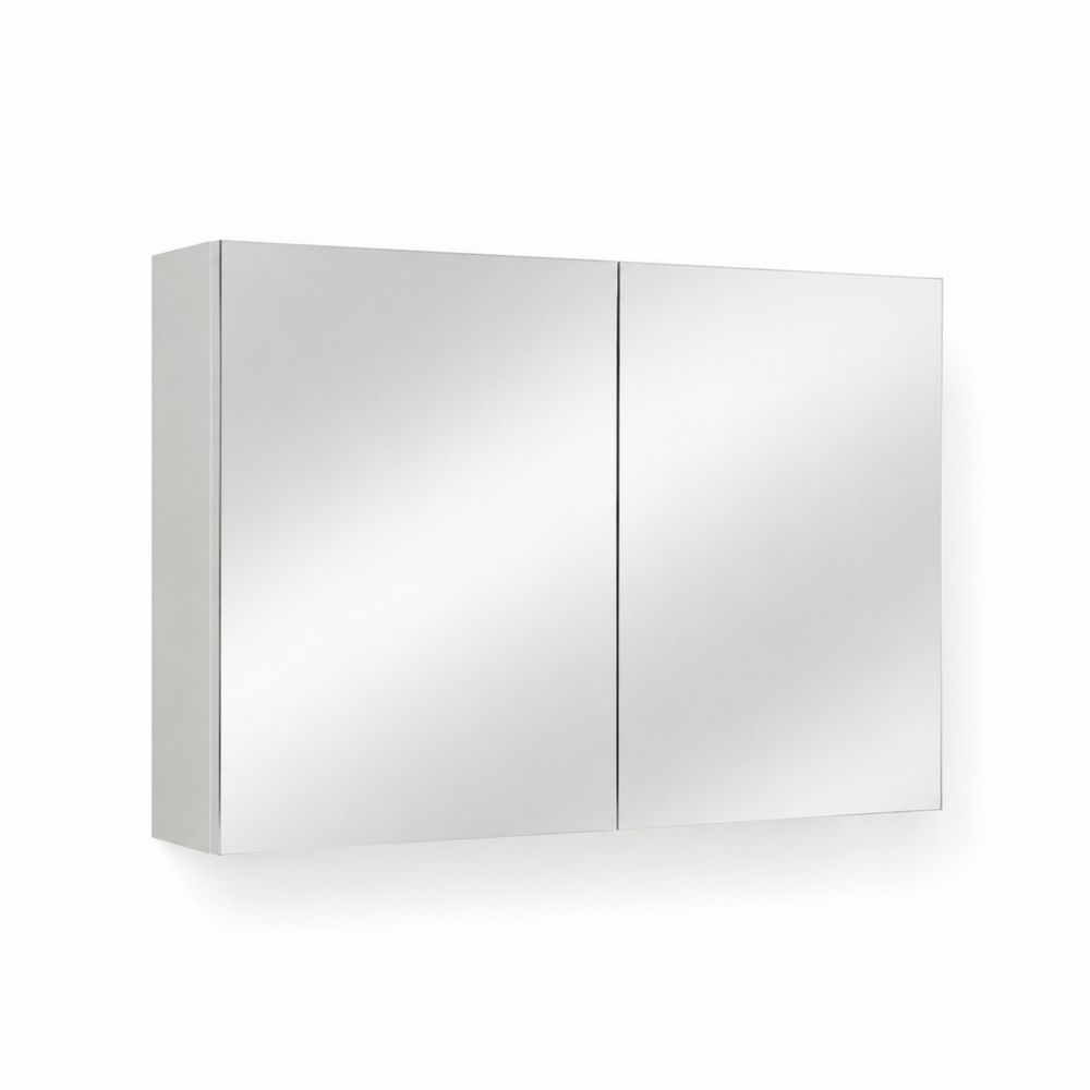 Spiegelschrank Rechteckig Glas Silber