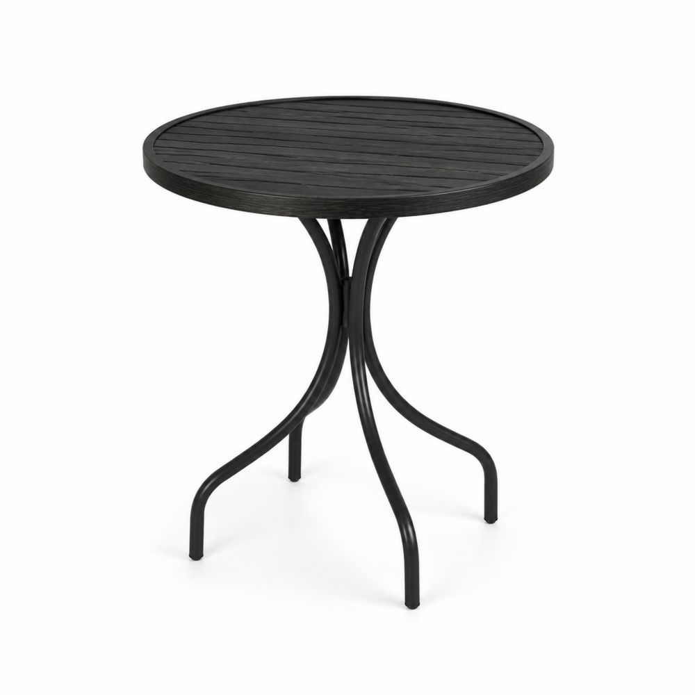 Okrągły stół metalowy Ø60 cm Czarny