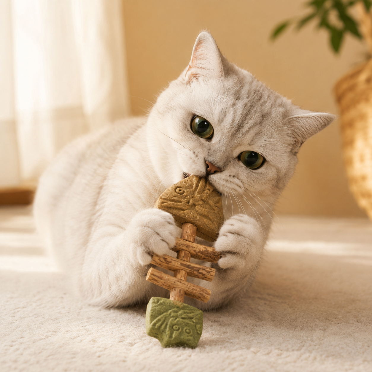 Catnip & Silvervine Chew