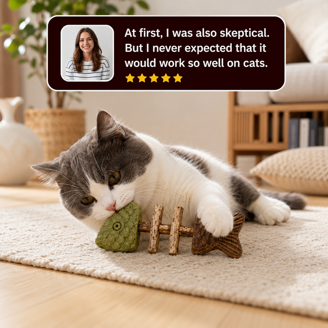 Catnip & Silvervine Chew