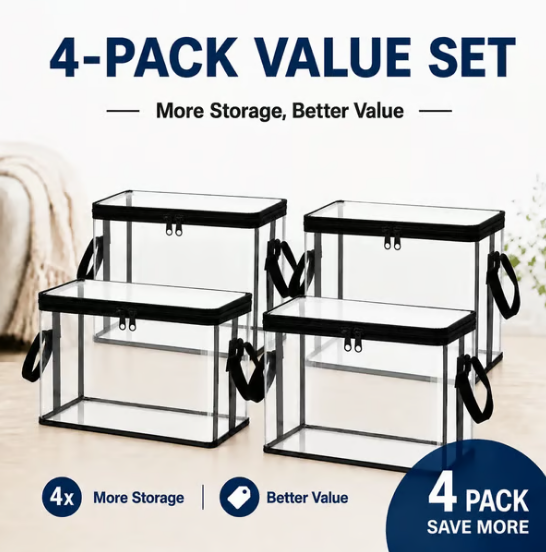Stuffed Storage PVC Organizer Bag Doll Storage Container WaterProof