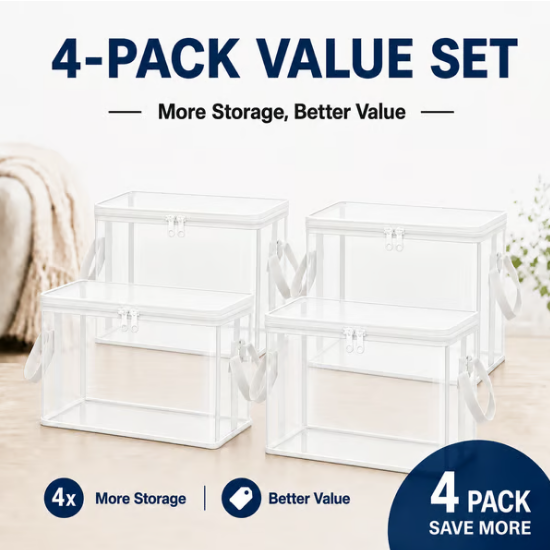 Stuffed Storage PVC Organizer Bag Doll Storage Container WaterProof