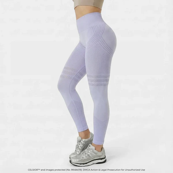 High Waisted And Hip Lifting Yoga Elastic Quick Drying Tight Pants ⭐