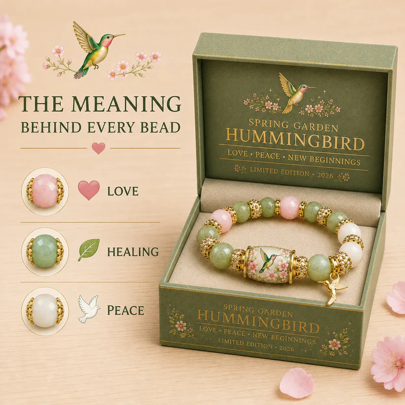 🌿 Love, Peace & Spring Blessings 💖 | 2026 Limited Edition Bracelet - With Gift Box - 10 In Stock