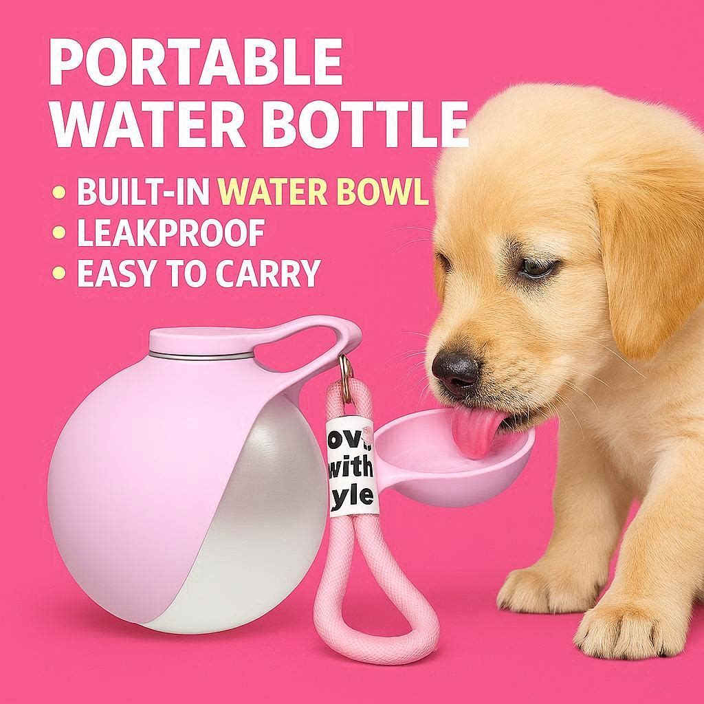 🐾 Portable Pet Water Bottle 🐶💧Fresh Water For Your Pet — Anytime, Anywhere ❤️