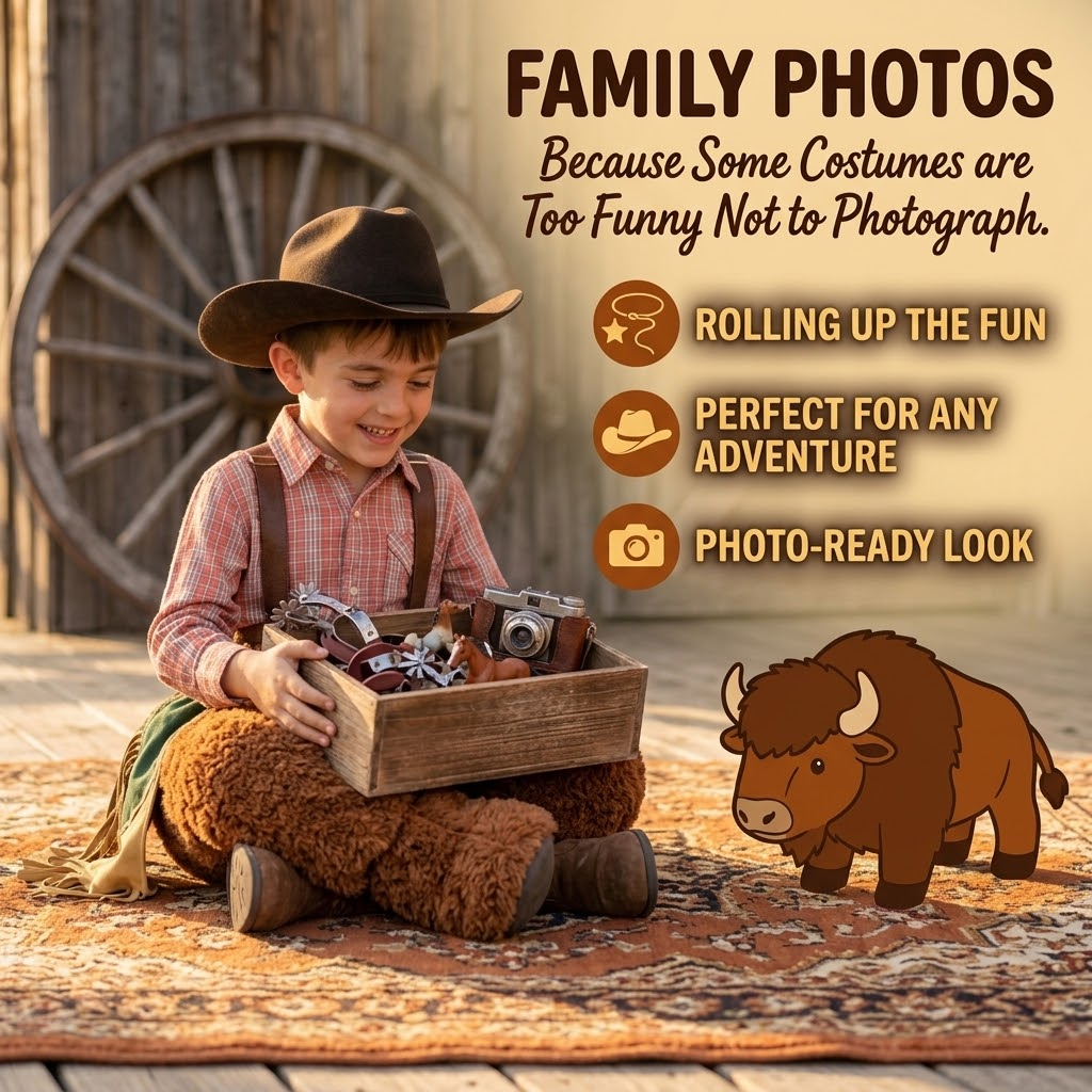 🤠 MyTinyRodeo™ Kids Ride-On Bull Costume