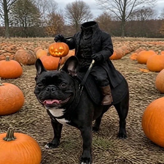 😺The Headless Horseman Rider™ Pet Costume🎃
