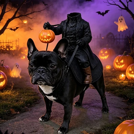 😺The Headless Horseman Rider™ Pet Costume🎃