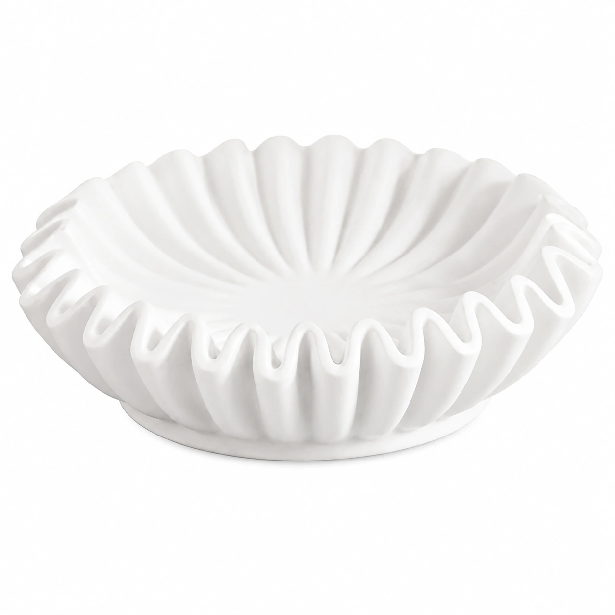 Fuente decorativa ondulada de ceramica-BellanovaLiving