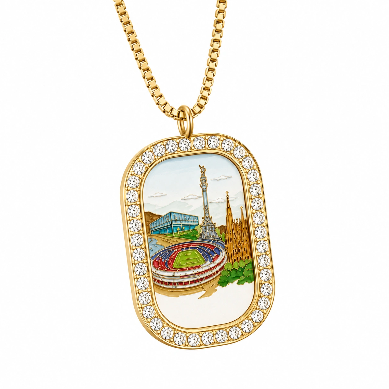 Centro de Mesa de Cristal Multicolor-BellanovaLiving
