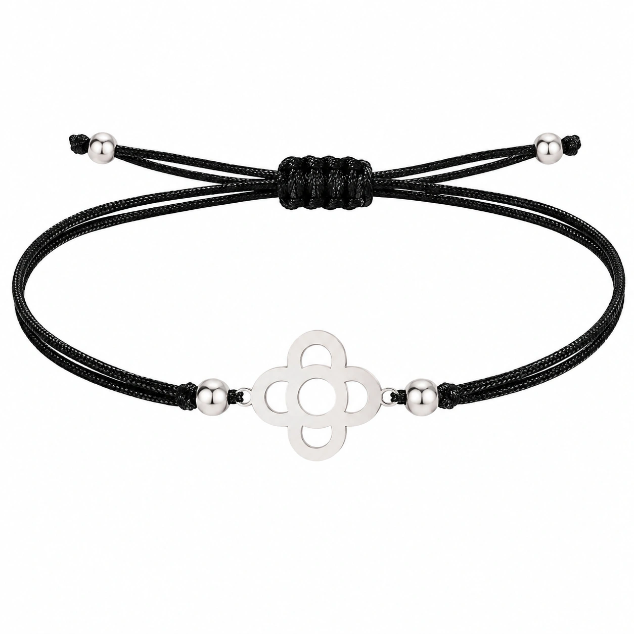 Pulsera ajustable simbolo plateado-BellanovaLiving