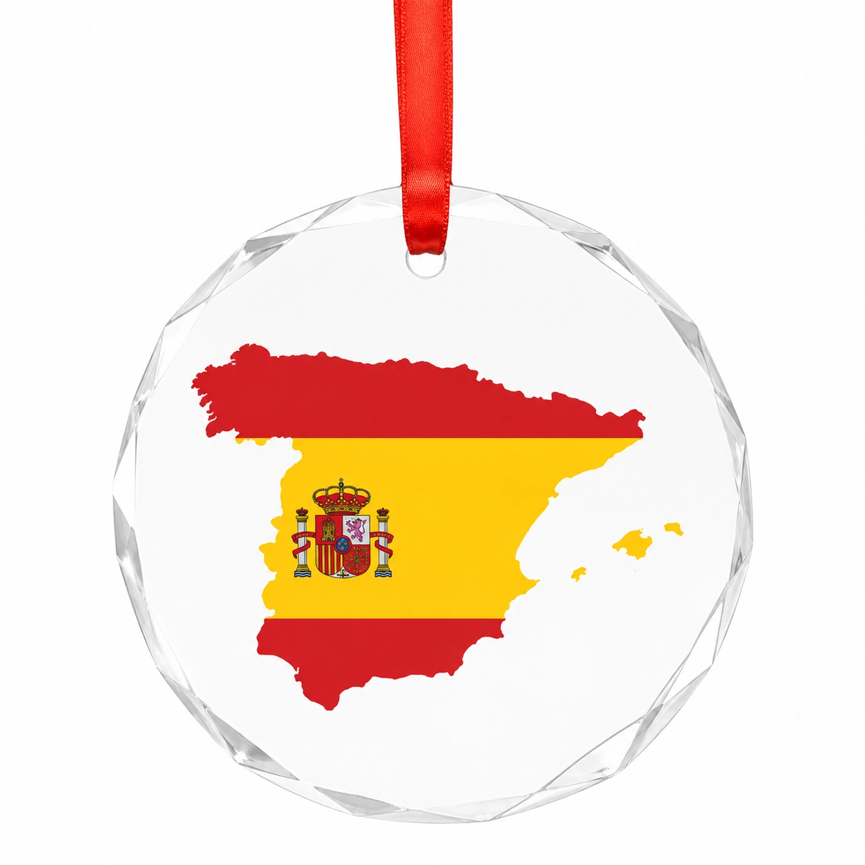 Adorno Colgante de Cristal Mapa de Espana-BellanovaLiving