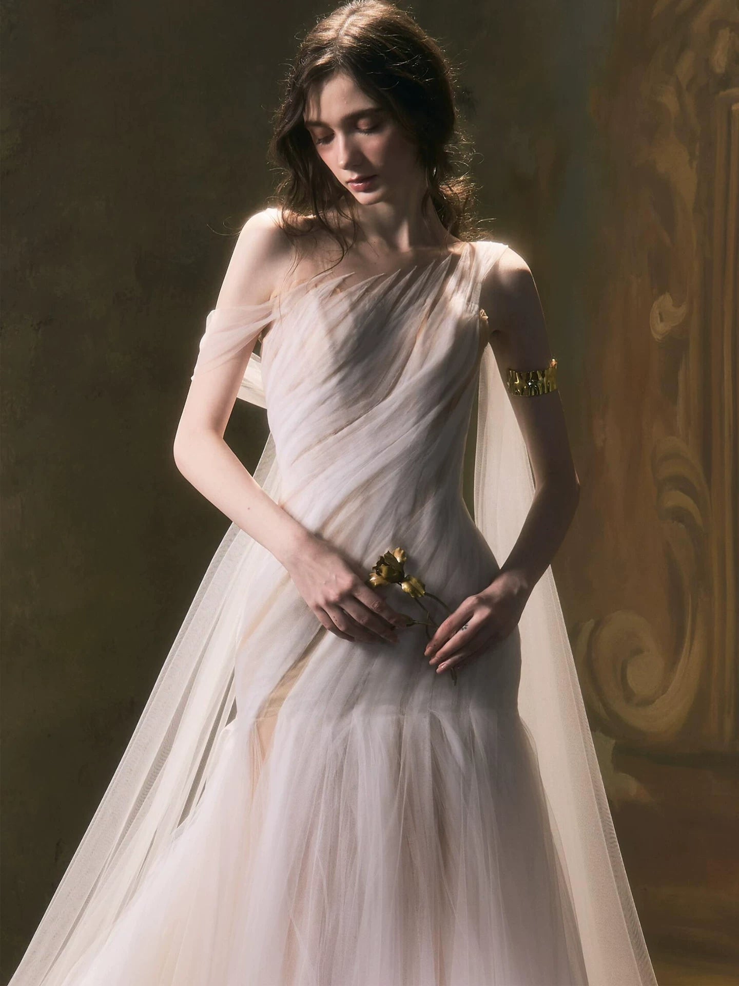 Lorbrv | Forest Fairy Light Wedding Dress for Brides