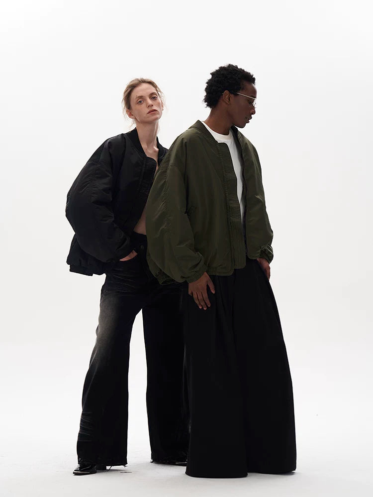 Lorbrv | Oversized Sleeve Bomber Jacket for Women