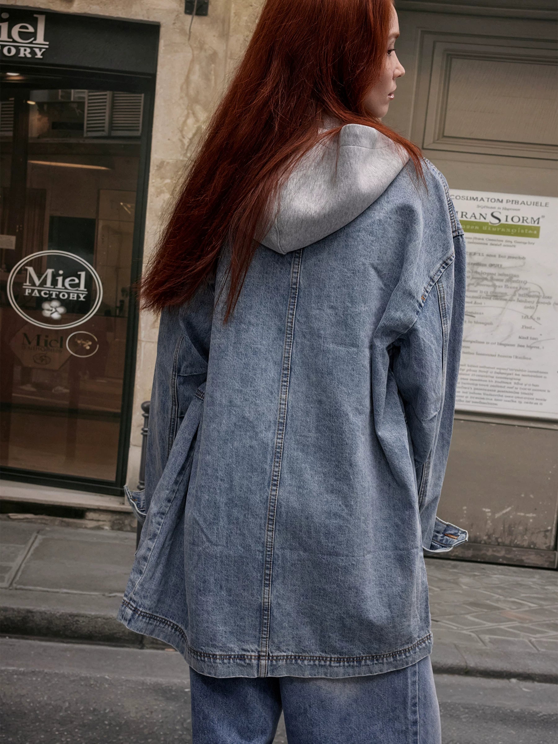 Lorbrv | American Street Style Washed Distressed Denim Jacket