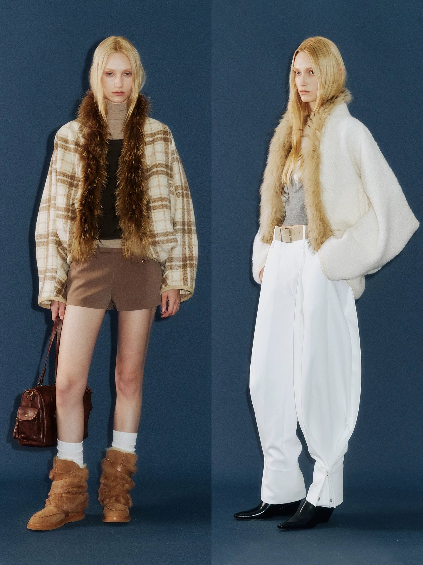 Lorbrv| Bat-Sleeve Woolen Coat for Women – Loose Retro Cardigan