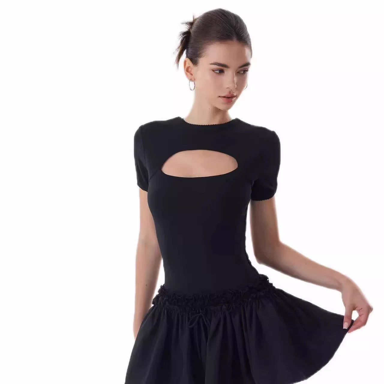 Lorbrv| Reversible Summer Mini Dress with Waist-Defining Fit for Women