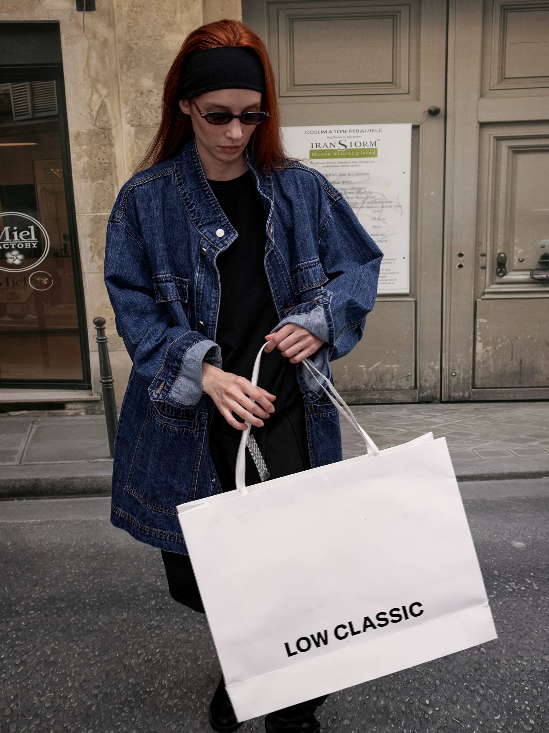 Lorbrv | American Street Style Washed Distressed Denim Jacket