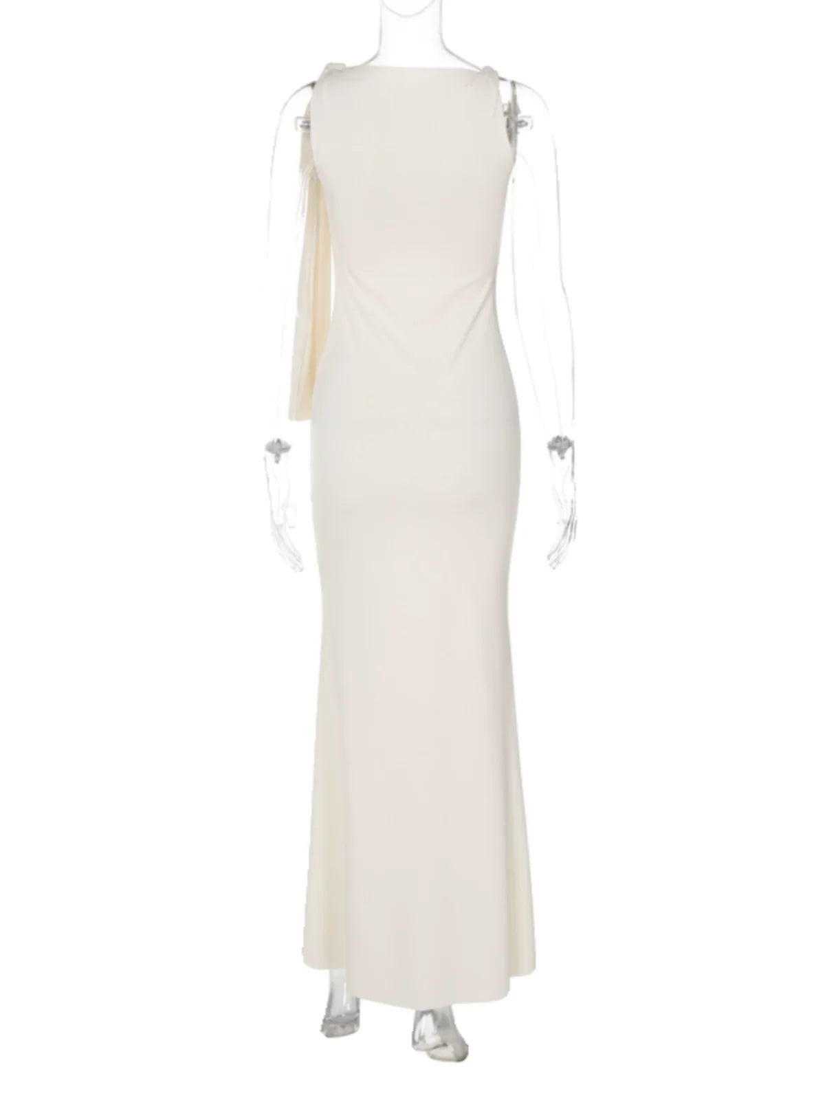 Lorbrv | European-American Strapless Off-Shoulder High-Waist Maxi Dress for Women