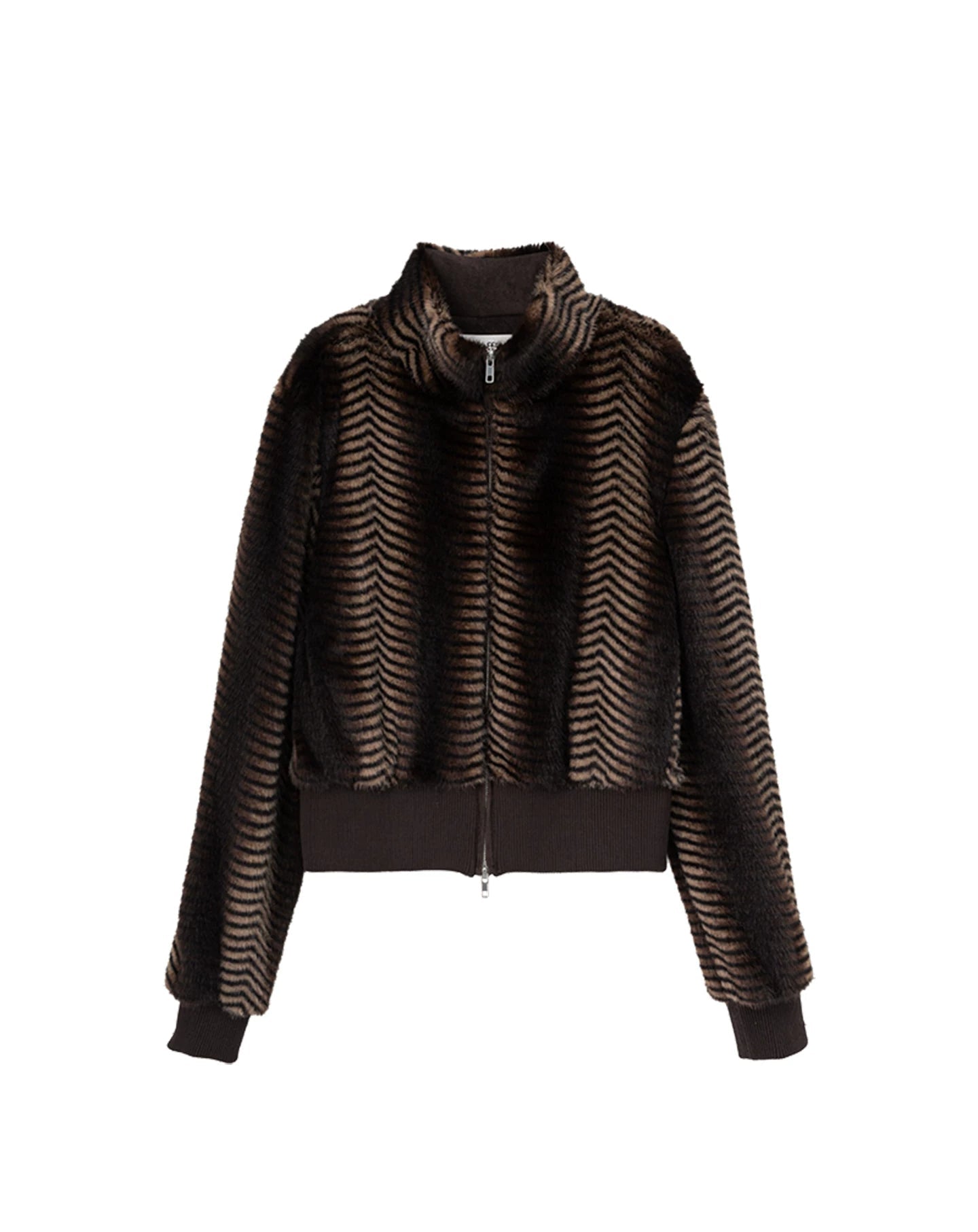 Lorbrv | Eco-Friendly Fur Splice Short Office Jacket