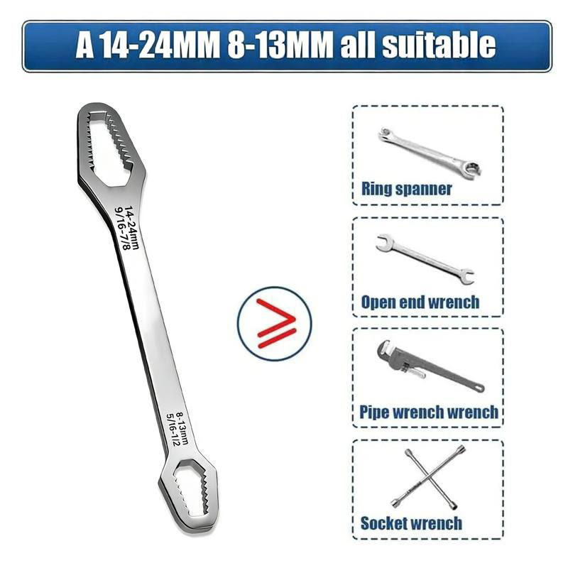8-24mm Self-tightening Wrench,Double-head Torx Spanner - image 2