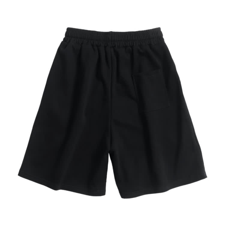 Cotton Solid Color Drawstring Pocket Shorts - image 6